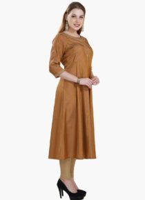 Viscose Silk Flared Kurta