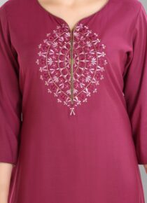 Viscose Silk Stright Kurta