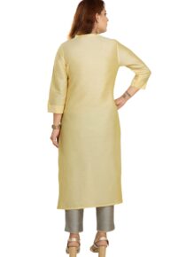 Viscose Silk A-line Kurta
