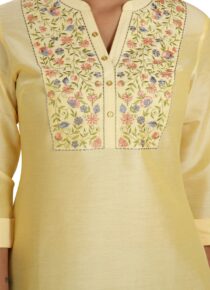 Viscose Silk A-line Kurta