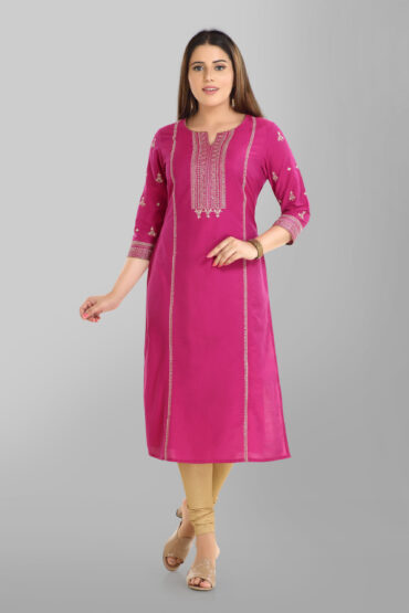 Viscose PST Straight Kurta